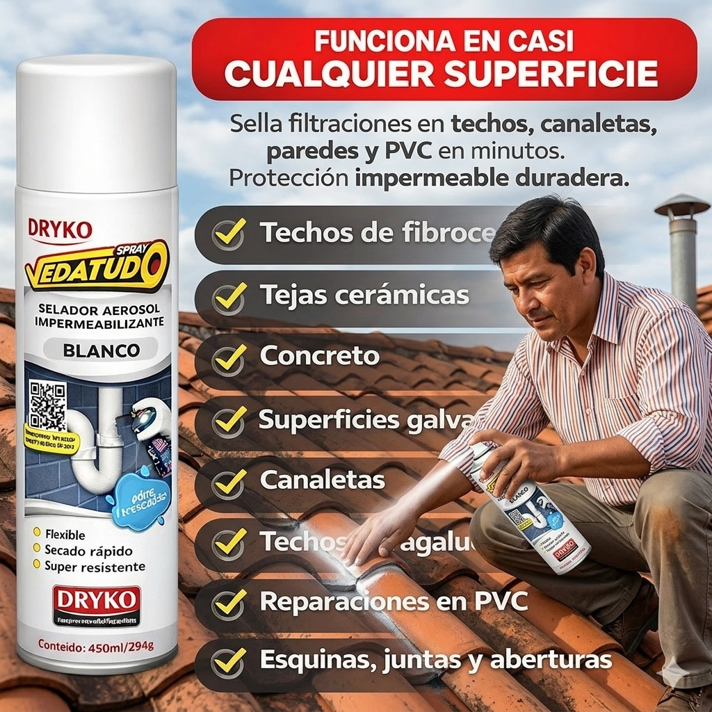 VEDATUDO SPRAY IMPERMEABLE!