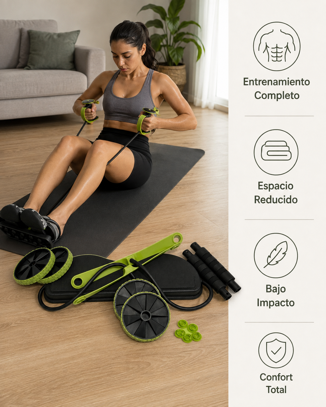 Ejercita Todo el Cuerpo en Casa